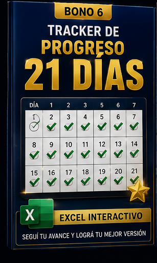 Bono 6 - Tracker de Progreso 21 días