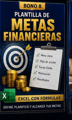 Bono 8 - Plantilla de Metas Financieras