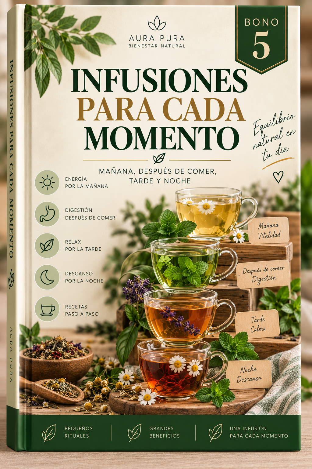 Bono 5 - Mezclas de Hierbas para Distintos Momentos del Día